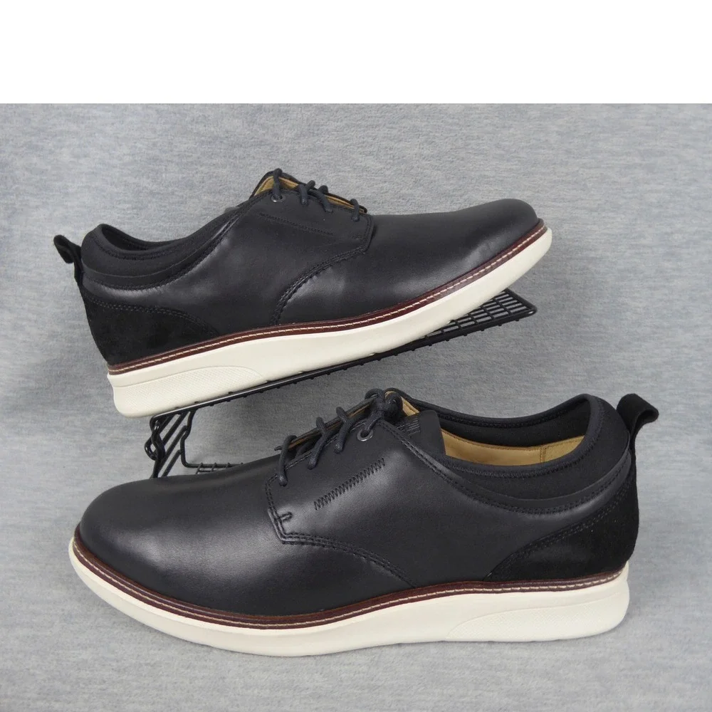 Samuel Hubbard Rafael Lace Up Oxford Shoes Mens 14 M Black Leather Comfort